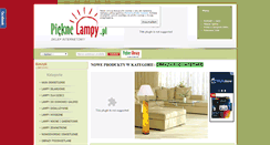 Desktop Screenshot of pieknelampy.pl